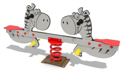  333体育游乐斑马主题双人儿