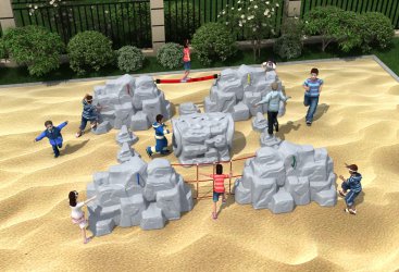 333体育儿童攀爬墙攀岩石钻