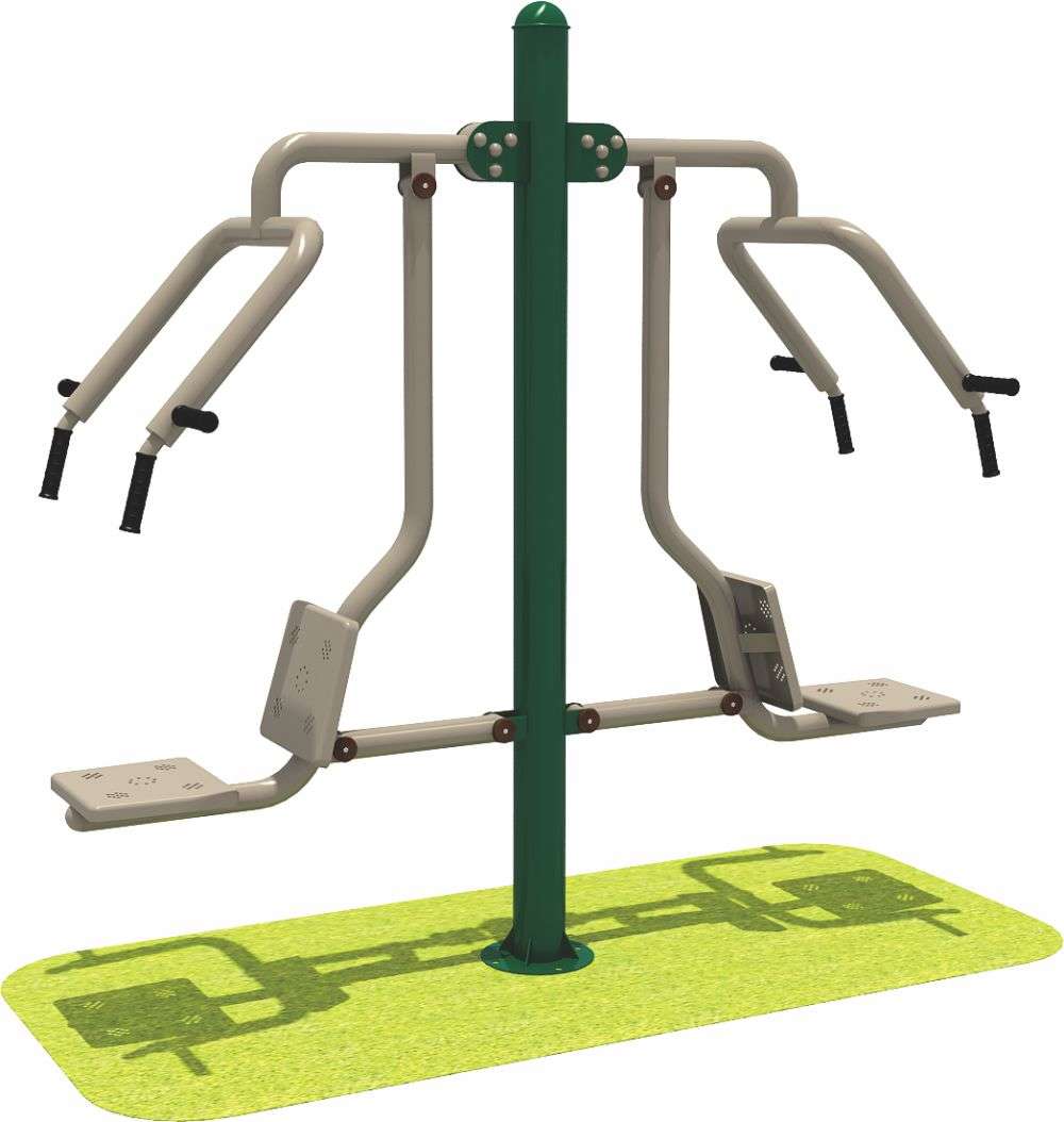 333体育健身器材 限位双人坐