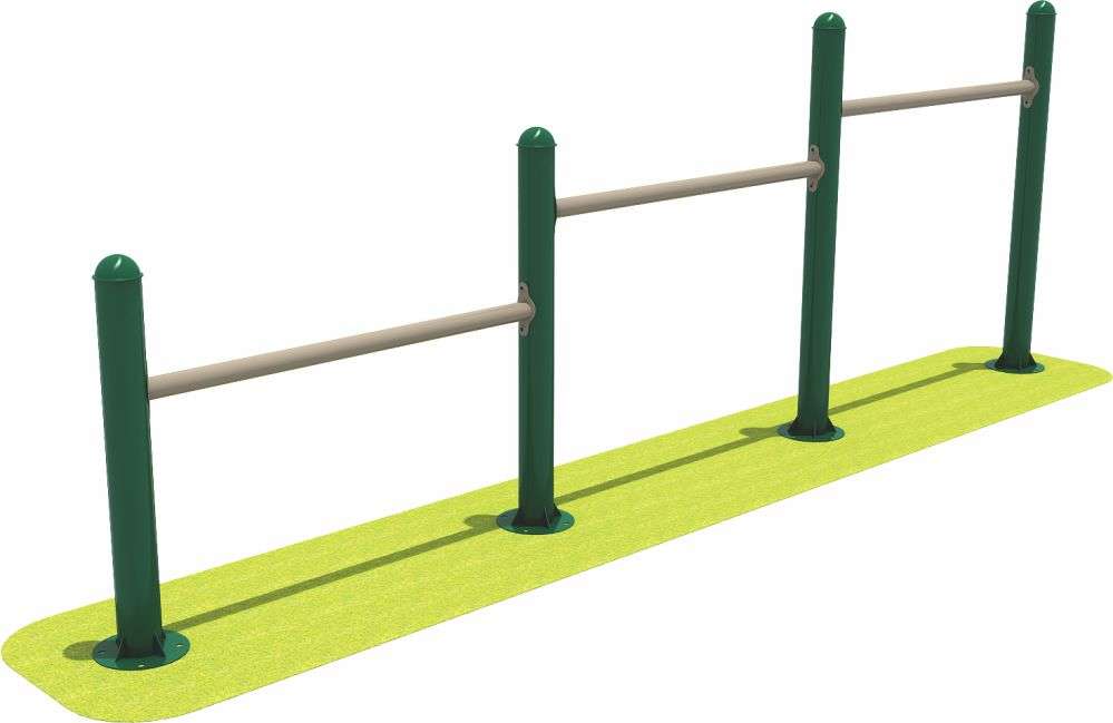 333体育健身器材 三人压腿器